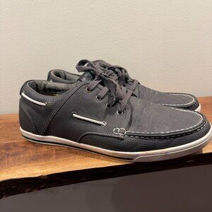 Aldo Greeney men's boat shoe-inspired sneakers in gray size 11